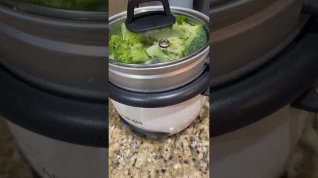 Easy meal prep with a $19.99 rice cooker! Fast, easy, healthy solution for quick and easy meal prep