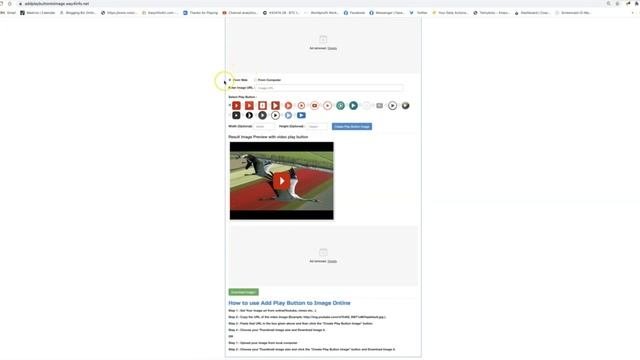 ️ How To Add Play Button Font On Your | Image video preview button Add ...