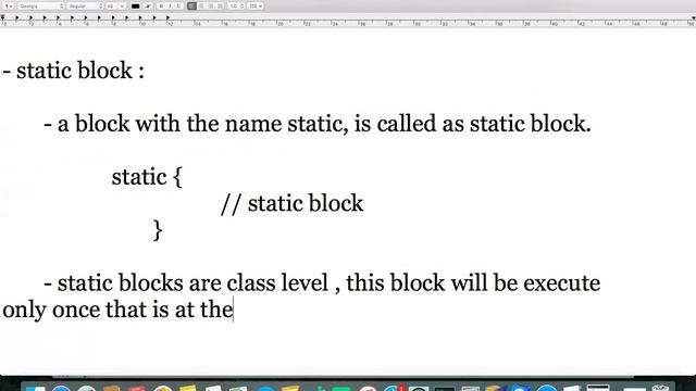 Method Vs Constructor, Instance Block and Static Block смотреть онлайн