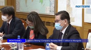 'Orano Mining' Company donates MNT 1 billion to Mongolia