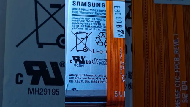 Samsung f62 battery 🔋 high backup 7000 AMH