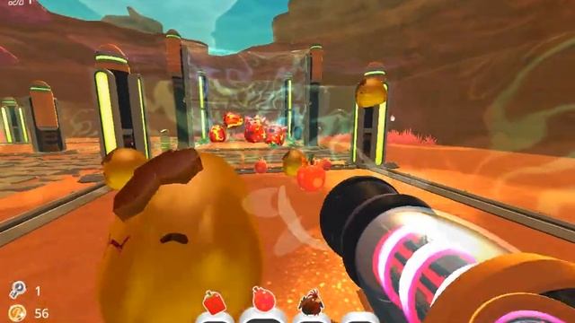ВЗОРВАЛ МЕДОВОГО ГОРДО СЛАЙМА!ИГРА Slime Rancher! смотреть онлайн