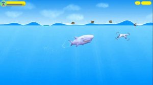 Tasty blue  Level 45to47..gameplay..funy game.|.Shark eating  polar bear.|.J ZiGamer