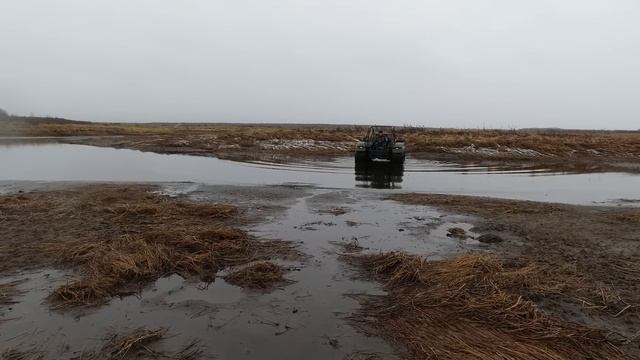 Как влияет на проходимость давление в колесах вездехода...