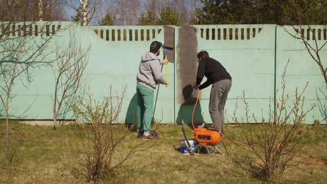 Скорость покраски безвоздушным окрасочным оборудованием ASPRO®