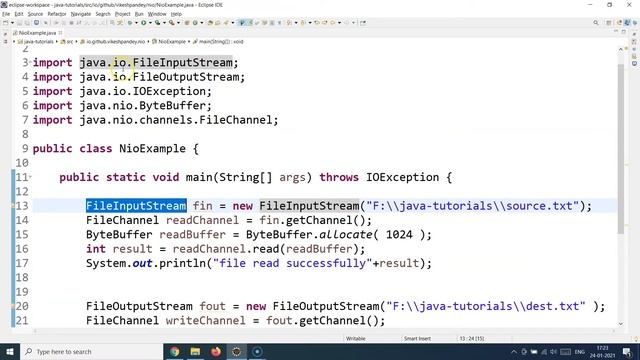 Java Tutorial For Beginners | NIO In Java | Java NIO Tutorial For Beginners | SimpliCode