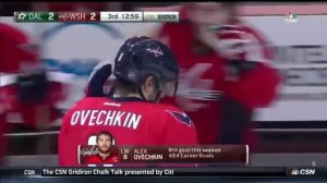 Ovechkin (Овечкин) рекордный гол Dallas Stars - Washington Capitals NHL 19.11.15