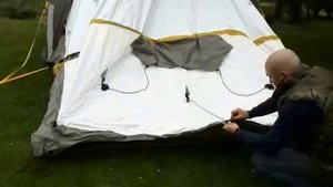 Туристическая палатка с надувным каркасом Quechua MSH - My Second Home. Распаковка и установка.