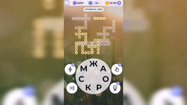 Линия слова / В деревне / Уровень 3105 смотреть онлайн