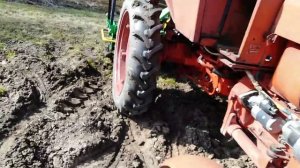 Фрезерование земли с фрезой Бомет и Т-25