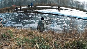 Рыбалка на ПАУК, подъемник в ручье