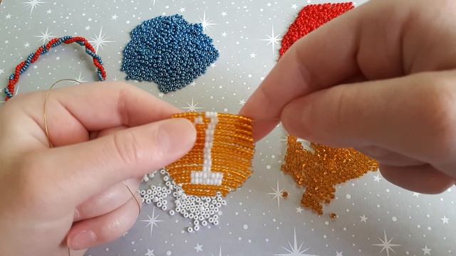 Медаль из бисера спортивная атрибутика