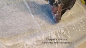 Volangidega salli viltimine.