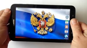 Флаг и герб Россия LWP, живые обои для ОС Андроид
