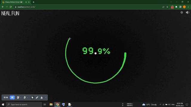 Draw a perfect circle 99.9% using Python смотреть онлайн
