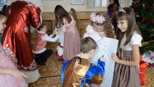 Новогодний утренник 2 "Б" класс смотреть онлайн