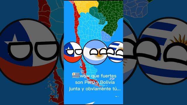 Reino Unido vs argentina (parte 3) #humor #countryball #viral #short