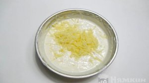 Оладьи с яблоками на кефире