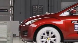 2008 Mazda CX-7 moderate overlap IIHS crash test