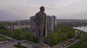 Город-герой Волгоград в 4к. Полет над городом.