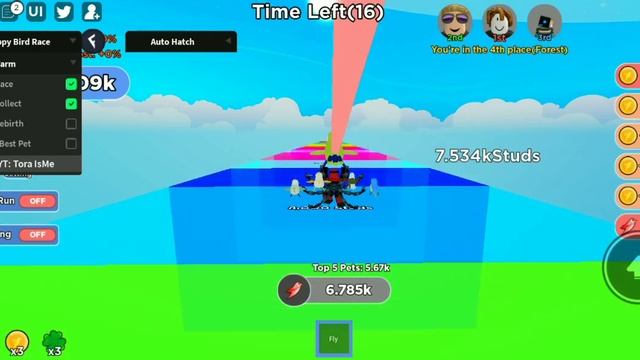 Roblox Flappy Bird Race Script Mobile Fluxus Hydrogen смотреть онлайн