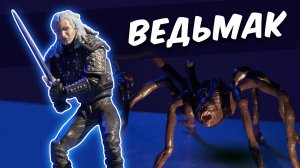 Геральт. Ведьмак из пластилина. the witcher