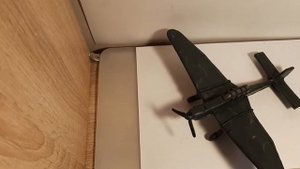 Бомбардировщик Junkers 87 из пластилина