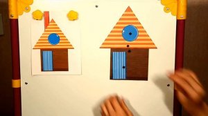 ✄ Аппликация домик видео, развивающее для детей