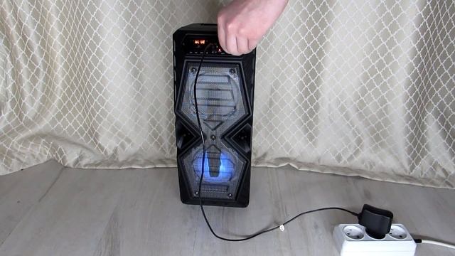 Портативная акустика, колонка TELEFUNKEN TF-PS1276B, 35 Вт с пультом и микрофоном, обзор и тест.