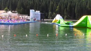 Буковель. Новый пляж. Small beach in Bukovel. Пляж Буковеля