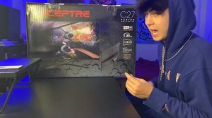 Unboxing the Scepter C27 Curved Gaming Monitor, 24" Acer Monitor, & Blue Finger Keyboard & Mouse