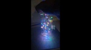 Гирлянда в бутылке.