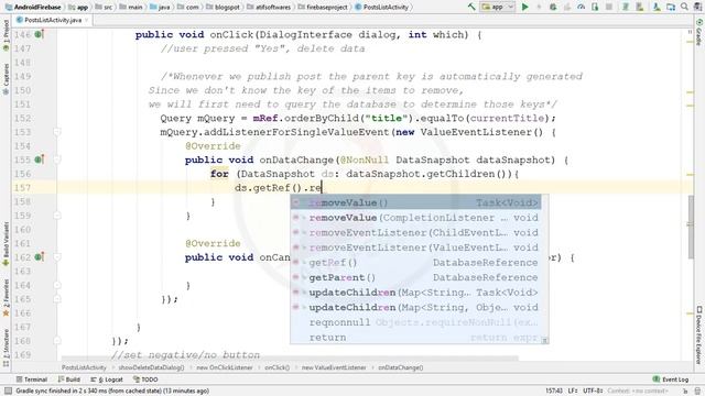 Android Firebase 10 : RecyclerView – Delete Data смотреть онлайн