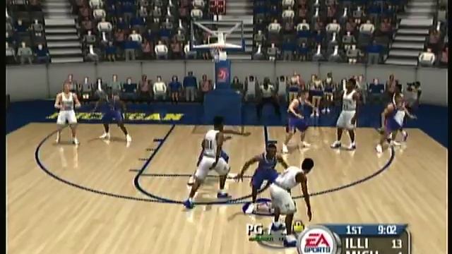 EA Sports NCAA March Madness 2004 (X Box) Game Play смотреть онлайн
