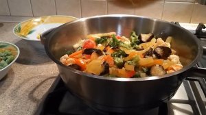 Овощное рагу из замороженных овощей