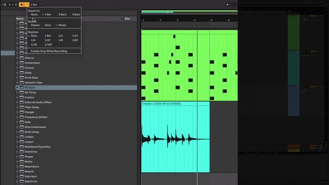 Count In Ableton Live (Metronome 1,2 or 4 Bar Count) смотреть онлайн