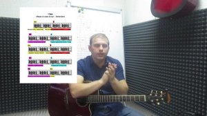 Как попадать словами песни в аккомпанемент гитары!