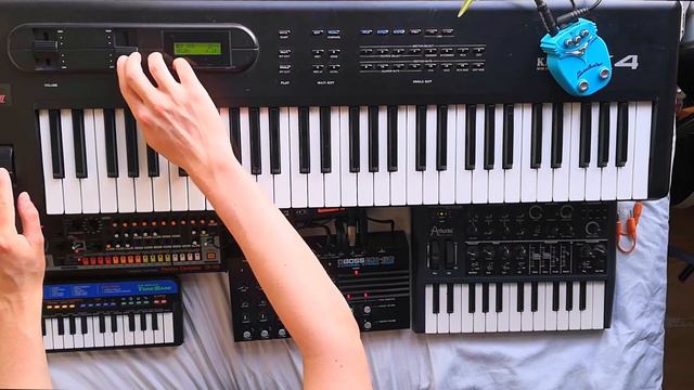 Old school techno jam w/ TR-08, Microbrute, Kawai K4, Casio SA-3 (dbl_bas) смотреть онлайн