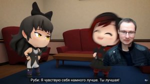 RWBY Chibi Реакция 1 x 19-21 | Перья на глазах, исповедь бродячей кошке