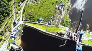 Павловская ГЭС с высоты птичьего полета