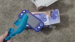 Switch Lite - Blue - Unboxing, Setup & Comparison - Red Bandana Gaming