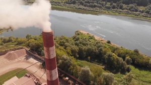 Алексинский керамзитовый завод, загрязнитель атмосферы, август 2019 г