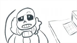 Sans says a lot of things undertale animation