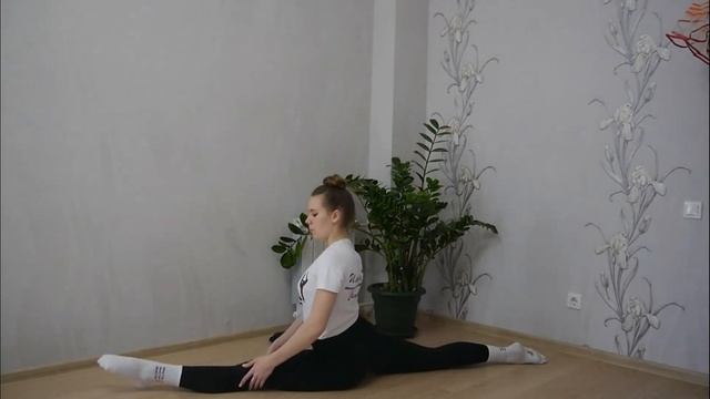 Тема - упражнения для растяжки продольного и поперечного шпагатов. смотреть онлайн