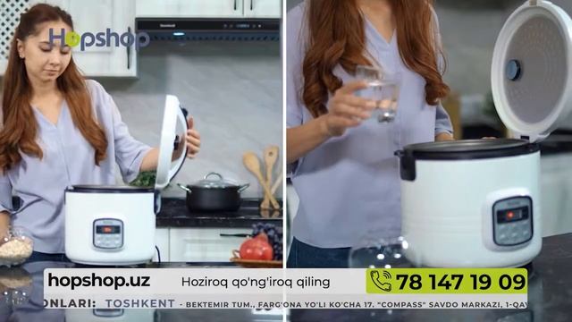 Roniq MultiChef multivarkasi 6tasi 1da/ Мультиварка Roniq MultiChef 6в1 смотреть онлайн