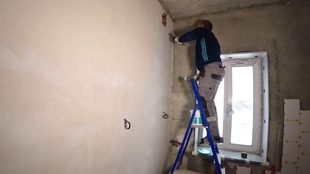 Ремонт в ванной комнате | Стена под покраску