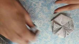 Оригами из ткани.  Игольница