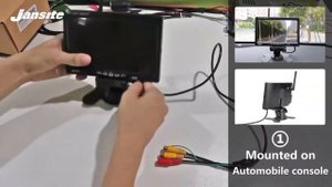 Беспроводной Монитор Jansite 7 дюймов для парковки + беспроводная камера заднего вида