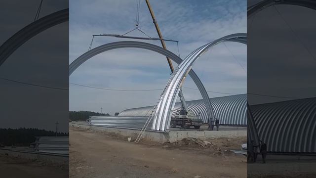 Строим бескаркасный ангар смотреть онлайн