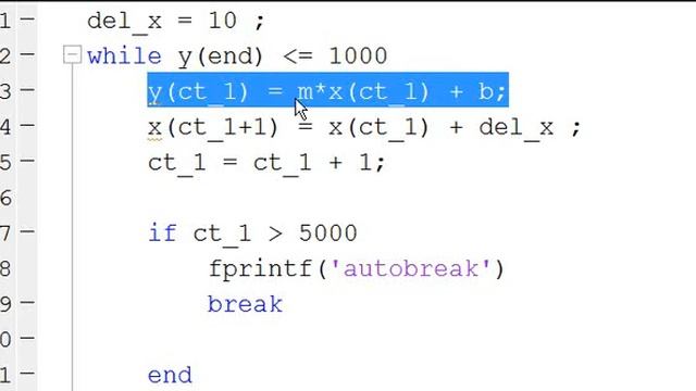 MATLAB While Loop part 2 - prevent infinite loop using "break" смотреть онлайн